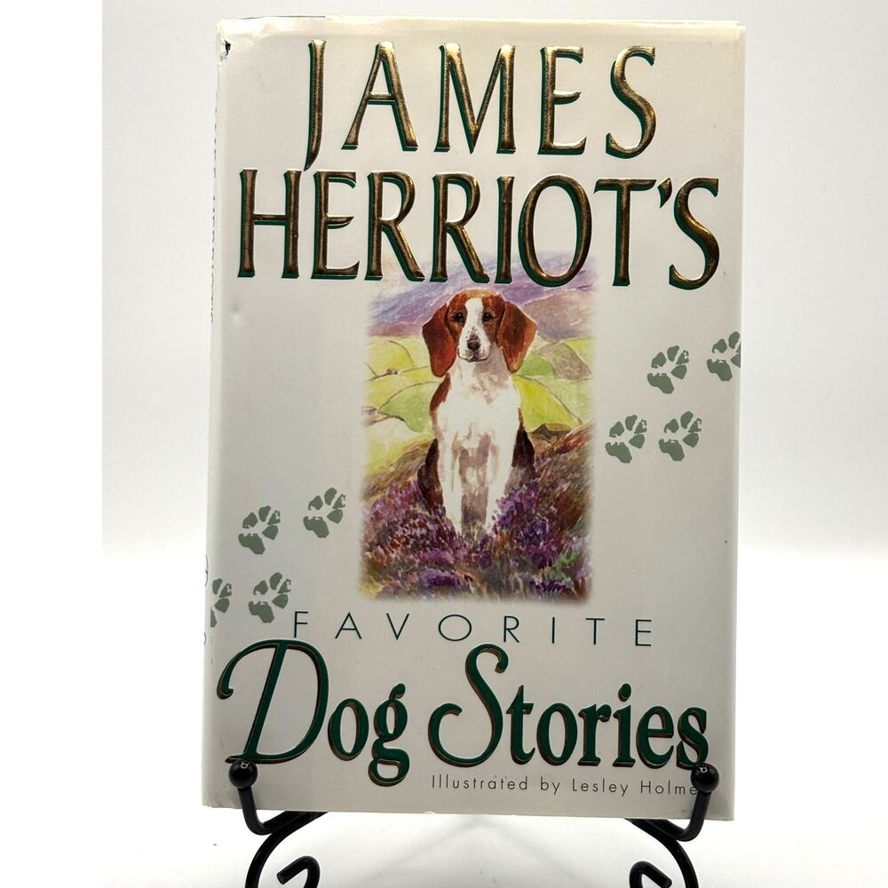 Vintage 1996 First Ed. Dog Stories by James Herriot, HCDJ - Picture 1 of 8